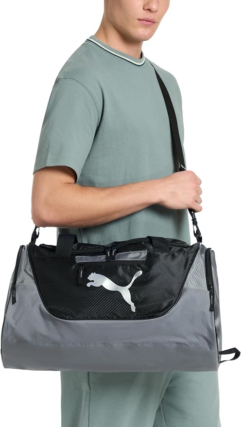 PUMA Contender Duffel Bag with Removable Strap & Shoe Pocket