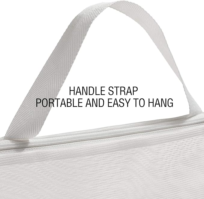 Tenrai Laundry Bag Mesh Wash Bag，Use YKK Zipper，Tote Bag Bathroom Hanging, Bra Fine Mesh Wash Bag for Underwear 3 Bags（3L Cellular Mesh）