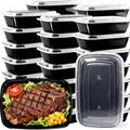 32oz 10 Pack Meal Prep Containers, BPA-Free Microwave Freezer Dishwasher Safe To Go Food Containers, Disposable Food Storage Containers with Lids, Leakproof Food Prep Containers with Lids