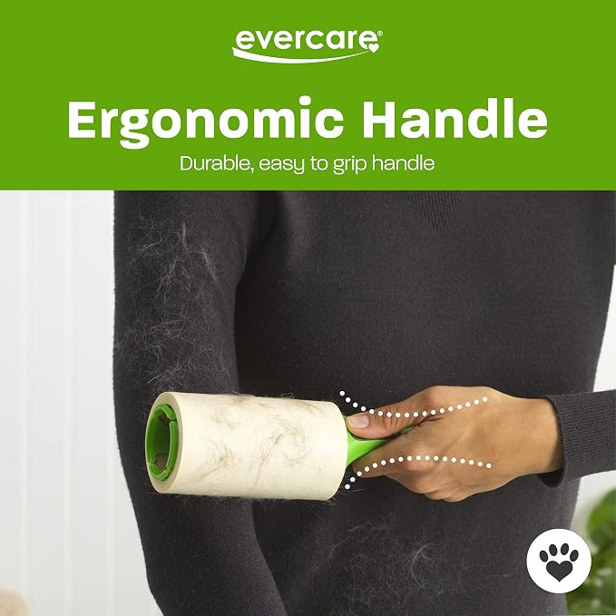 Evercare Pet Lint Roller Refill Extra Sticky All Purpose, 6 Pack, 60 Sheets Each (360 Total)