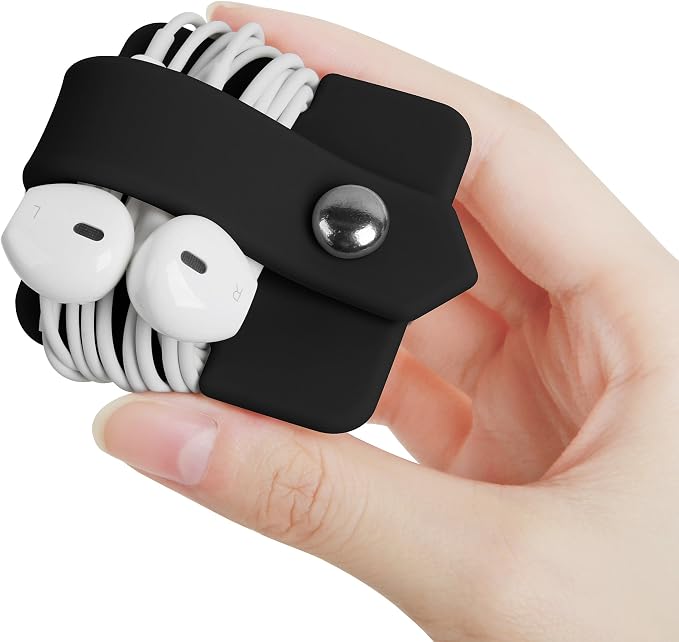Cord Organizer Earbuds Holder Earphones Wrap Headset Headphone Wrap Winder Cord Manager Cable Winder Set of 2