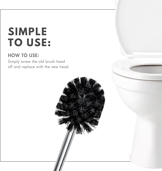 Toilet Brush Replacement Heads for ToiletTree Product Brushes (1)