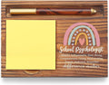 School Psychologist Gifts Sticky Note Holder, School Psych Hank You Appreciation Gifts for Counselor Therapist Guidance Psychology Week Self-Stick Note Pad Holders TZP62
