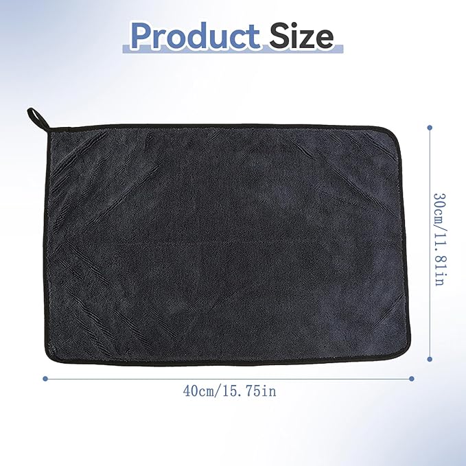 Shower Cleaning Cloth, Super Absorbent Bath Towels 11 * 15in, Quick-Dry Cleaning Cloths for Bathroom, Double Sided Design Water Removal Wet Wipes, Kitchen, Car, Bathroom Bathtub Specific