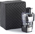 Covermates Keepsakes Blender Cover – Quilted Appliance Protector for Food Processors – Dust & Stain Resistant, Washable Slip‑On Design for Countertop Storage, Black