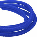 DMiotech 20ft Wire Loom Split Tubing 1 1/4 Inch(31.8mm) ID, Cord Protectors from Pet Flexible Conduit Cable Management for Office Home Garden, Blue