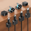 12-Pack Cable Organizers, Magnetic Cable Clips, Cable Holders Black | Desktop Cable Organizer, Magnetic Cable Holder – Suitable for Home, Office, Car and Multiple Scenarios