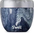 S'well 12821-H20-H64065 Stainless Steel Bowls - 21.5oz - Azurite Marble Eats - Triple-Layered Vacuum-Insulated Containers Keeps Food Cold for 11 Hours and Hot for 7 - Condensation/ Leak-Free