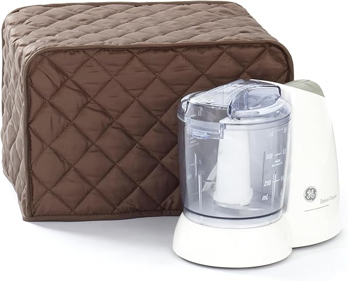 Covermates Keepsakes Blender Cover – Quilted Appliance Protector for Food Processors – Dust & Stain Resistant, Washable Slip‑On Design for Countertop Storage, Bronze
