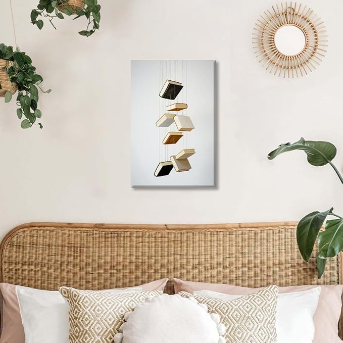 Minimalist Book Art Aesthetic Poster Canvas Wall Art Decoration Living Room Home Decor Bedroom Decoration Poster Unframed20x30inch