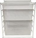 Compact Hanging Pullout Drawer Basket,Pull Out Drawer Organizer Containers Storage Bin,for Home Office Bedroom Laundry Room(Style2)