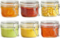ComSaf Small Mason Glass Jars with Airtight Lids 4 oz 6 Pack Pantry | Herbs honey jam, Spice rack cabinet organization, Kitchen storage, Salt pepper chili, Wedding favors