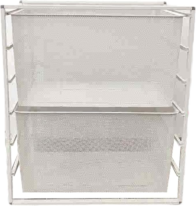 Compact Hanging Pullout Drawer Basket,Pull Out Drawer Organizer Containers Storage Bin,for Home Office Bedroom Laundry Room(Style1)