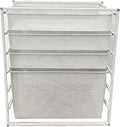 Compact Hanging Pullout Drawer Basket,Pull Out Drawer Organizer Containers Storage Bin,for Home Office Bedroom Laundry Room(Style4)