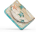Business Card Holder，PU Leather Business Card Case Wallet Sea Turtle-2 | Pocket Travel Name Card Case for Men and Women Gift，Portable Magnetic Business Card Carrier for Purse