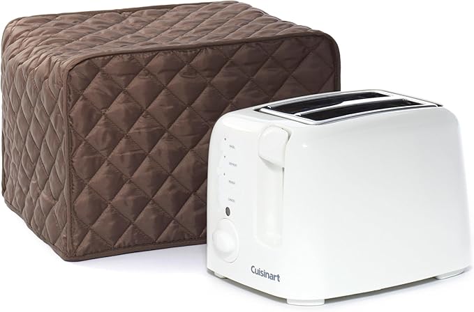 Covermates Keepsakes Rectangular Appliance Cover – Quilted Kitchen Appliance Cover for Countertop Storage – Dust Protection – Stain Resistant – Washable – Slip-On Appliance Design, Bronze