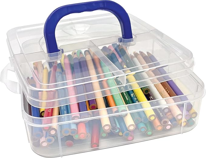 Teacher Created Resources Clear Stackable Storage Containers (TCR20449)