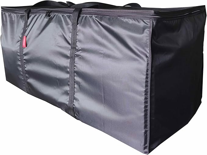 Large Moving Bags 4 Pack Black Heavy Duty Totes For Storage, Wrap Around Handles, Storage Bags for Space Saving,
