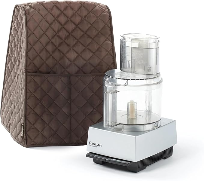 Covermates Keepsakes Blender Cover – Quilted Appliance Protector for Food Processors – Dust & Stain Resistant, Washable Slip‑On Design for Countertop Storage, Bronze