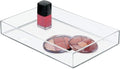 iDesign Clear Drawer Organizer | Plastic Tray, Makeup Storage, Bathroom Vanity, Dresser or Desk