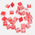 100PCS 0.55 * 0.55 inch Cable Clamps No Punching Wire Card Crimp Buckle Clamps and Light Tape Fixed Aligner Plastic Clips Suitable for String and Color Lights