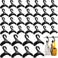 Maitys 36 Pcs Purse Hanger Hook Acrylic Bag Rack Holder for Bag Hanger Handbag Tote Hook Closet Organizer Storage Over The Closet Rod Backpacks Satchels Crossovers Tote (Black)