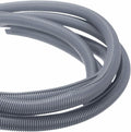 DMiotech 20ft Wire Loom Split Tubing 1 1/4 Inch(31.8mm) ID, Cord Protectors from Pet Flexible Conduit Cable Management for Office Home Garden, Gray