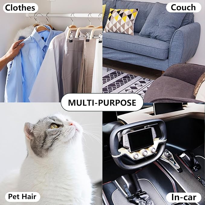 Mini Travel Lint Roller with 150 Sticky Sheets, Foldable Portable Lint Roller for Clothes, Travel, Compact Small Pet Hair Remover for Purse Car Bag Essentials (Blue)