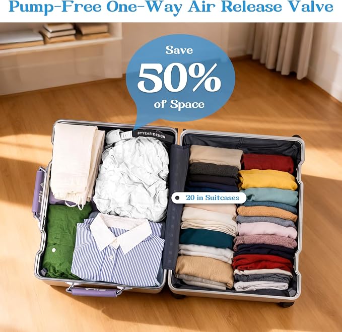 Travel Laundry Bag for Dirty Clothes, Waterproof Compression Bags | Moisture-resistant Vacuum Storage Bag, Space-Saving Laundry Storage Organizer for Cruise, Swimming, Gym