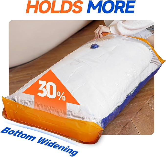 Vacbird Vacuum Storage Bags with Rechargeable Cordless Pump,21 Pack 3 Size Compression Packing Cubes Seal Bags, Space Saver for Clothes and Clothing Blankets Organization Space Saving