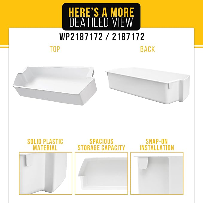 Refrigerator Shelf Bin for Estate TS25AFXKS05