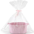 Happyiren Small Gift Basket with Gift Wrap Cellophane Bag and Ribbons, Gift Baskets for Christmas Thanksgiving Birthday Baby Shower Raffle Burr, - Rope Decorative Storage Organizer Container