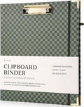 Aesthetic Clipboard Binder with Dividers - Document Organizer and Clipboard Folder for Work - Sturdy 3 Ring Binder & Planner Folio for Streamlined School Projects, Notes and Daily Office Productivity