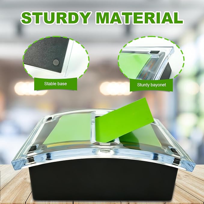 2 Pcs Pop Up Sticky Note Dispenser Acrylic Small Sticky Note Holder for 3 x 3 Inch Sticky Notes Office Home Classroom Desk Supplies