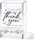 Appreciation Gifts for Coworker, Acrylic Pen Holder Cup, Thank You Gift for Women Men, Colleague Boss Gift, Office Desk Decoration