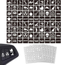 400 Pcs Car Switch Panel Stickers, 40 Designs Auto Switch ID Label Decals Fun Car Button Icon Black Dash Board Label Decals for Boat Truck
