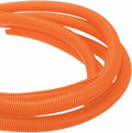 DMiotech 20ft Wire Loom Split Tubing 1 1/4 Inch(31.8mm) ID, Cord Protectors from Pet Flexible Conduit Cable Management for Office Home Garden, Orange