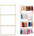 YOcity Baby Headband Organizer for Girls Bow Holder Hair Bow Organizer for Girl Hair Bows Baby Headband Holder for Girls Baby Hair Accessories Storage Wall Hanging Decor(Beige)