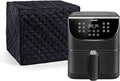 Covermates Keepsakes - Air Fryer/Deep Fryer Cover - Dust Protection - Stain Resistant - Washable - Appliance Cover, Black