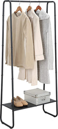 SunnyPoint Freestanding Clothes Garment Rack, Organizer Closet (BLACK)