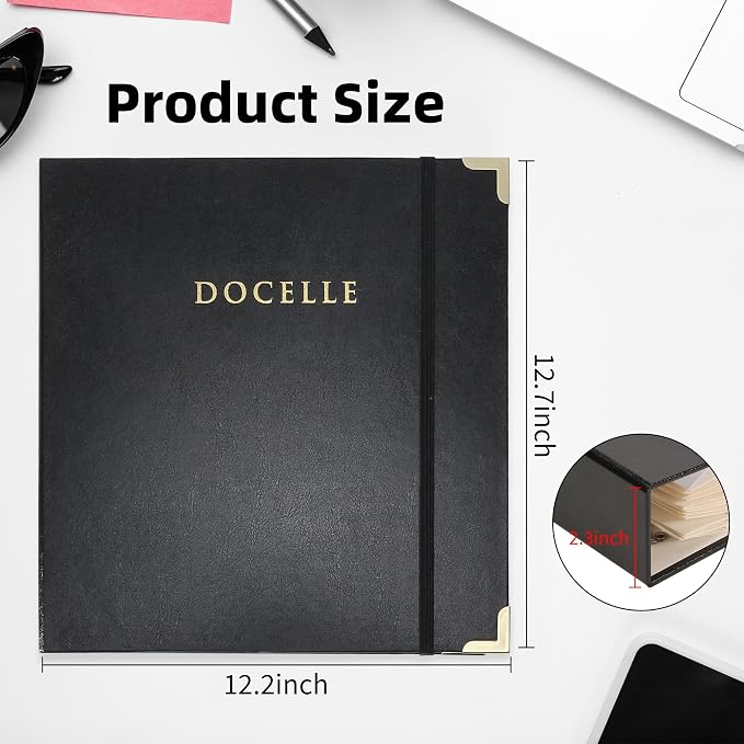 Important Document Organizer – Emergency File Folder Protect Your Family’s Legacy with 3-Ring and Label Pockets, Perfect for Home Office Filing and Gift Giving on Special Occasions