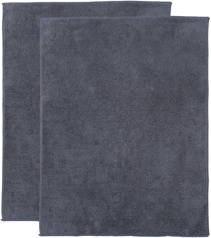 Car Interior Suede Cleaning Towel for Sonata SEL 2024, Ultra Soft High Absorbent Lint Free Scratchless Auto Detail Cloth Grey,M30cm×60cm