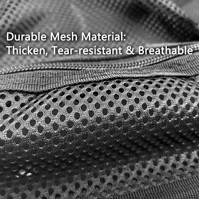 LAFENLIN UPGRADED Lid Organizer for Pelican 1560 Case[Maximize Space, Secure Gear], 5-Pocket Thick Mesh Panel for Photographers & Divers, Fits Camera Cases & Dry Boxes, Includes Screws & Hook and Loop