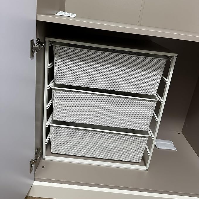 Compact Hanging Pullout Drawer Basket,Pull Out Drawer Organizer Containers Storage Bin,for Home Office Bedroom Laundry Room(Style5)