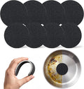 Stainless Steel Sponge Suitable for Stainless Steel Surfaces Zero Chemicals Emery Sponges Scratch-Free & Long-Lasting for Heavy Duty Burnt-On Stain Removal (8-Pack)