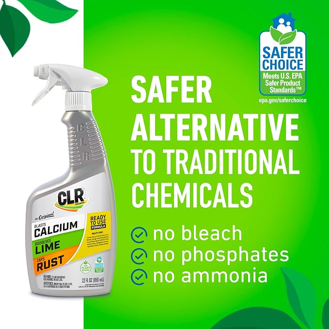 CLR Brands Lime & Rust Remover, 22 oz. Spray Bottle