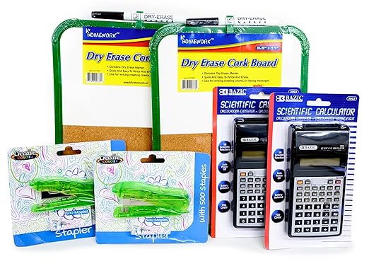 School Supply Boxes | Mega Case (2 Boxes) | Back to School Essentials Kit for Students & Teachers | Includes All of Your Back-to-School Needs for All Classes