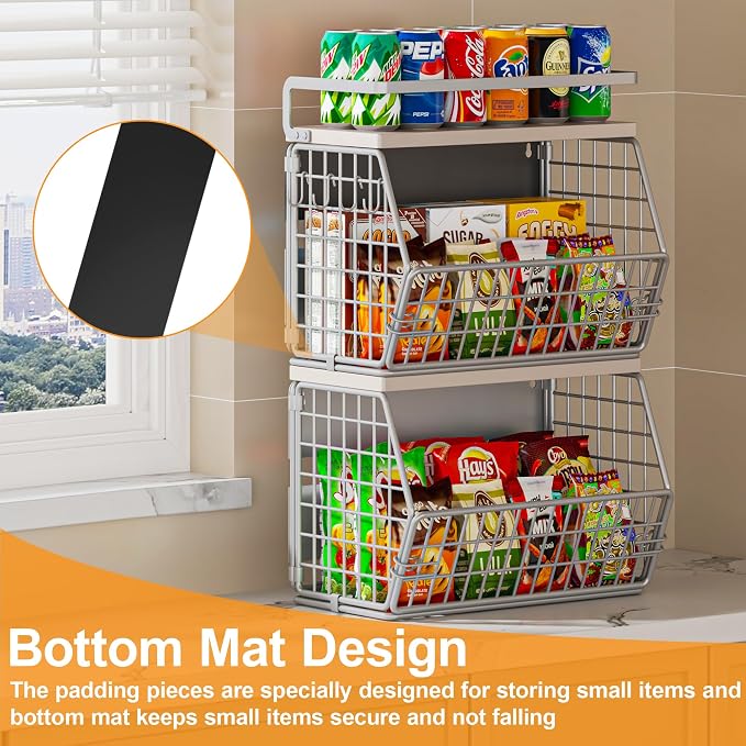 Fruit Basket 2 IN 1 Magnetic & Hanging Wall Produce Basket for Potato Onion Fruit and Vegetable Storage,Magnetic Spice Rack for Refrigerator Kitchen Counter Cabinet Pantry