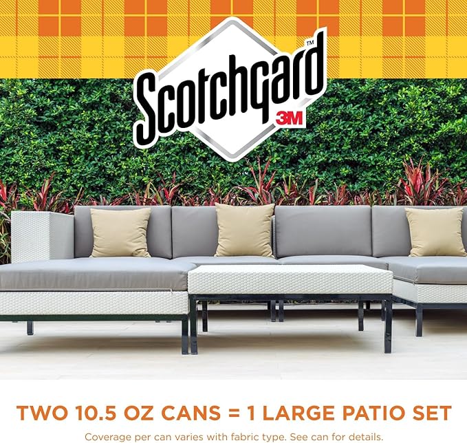Scotchgard Sun and Water Shield, Repels Water, 10.5 Fluid Ounces (2 Cans)