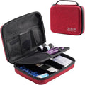ProCase Diabetes Travel Case for Diabetic Supplies -Wine | Hard Storage Bag for Glucose Meter, Insulin Pen, Test Strips, Syringes, Needles & More; Organizer for Diabetic Care Kits